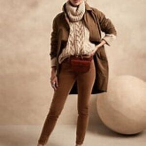 BR MidRise Corduroy Pants, Caramel, Size 28